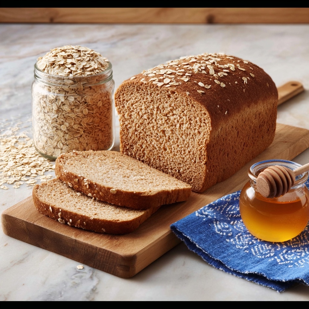 Honey Oat Bread Recipe - Recipe Image