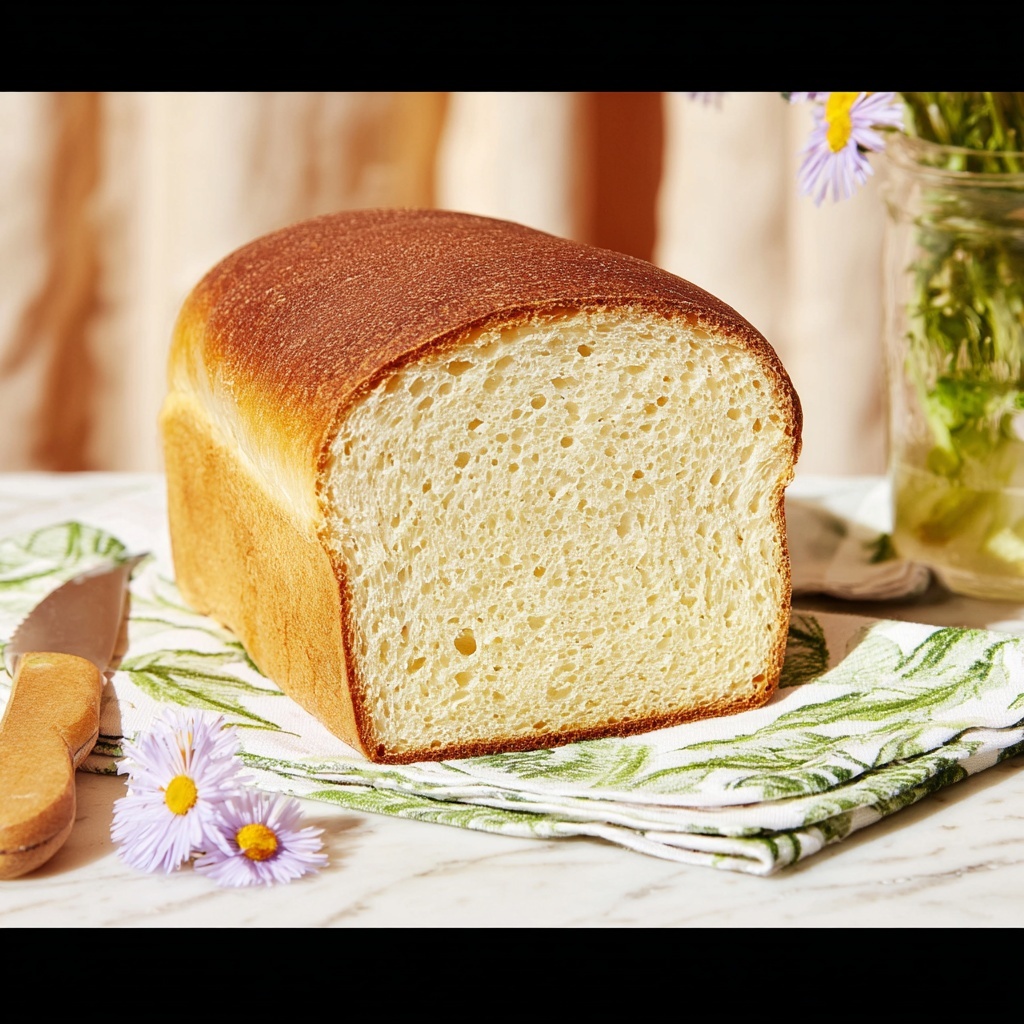 Homemade White Bread Recipe - Recipe Image