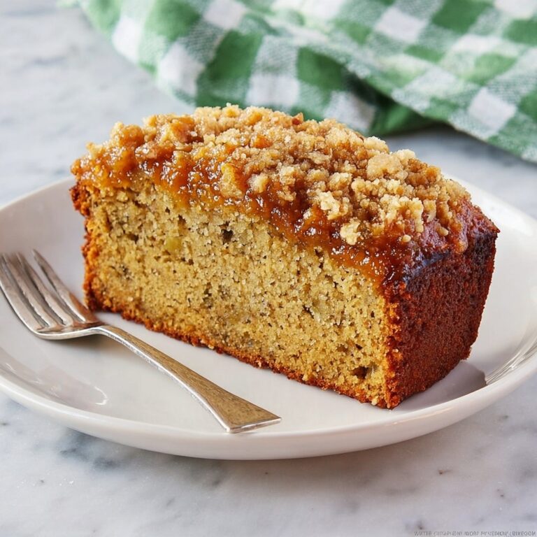 Caramel Apple Banana Bread with Streusel Topping Recipe