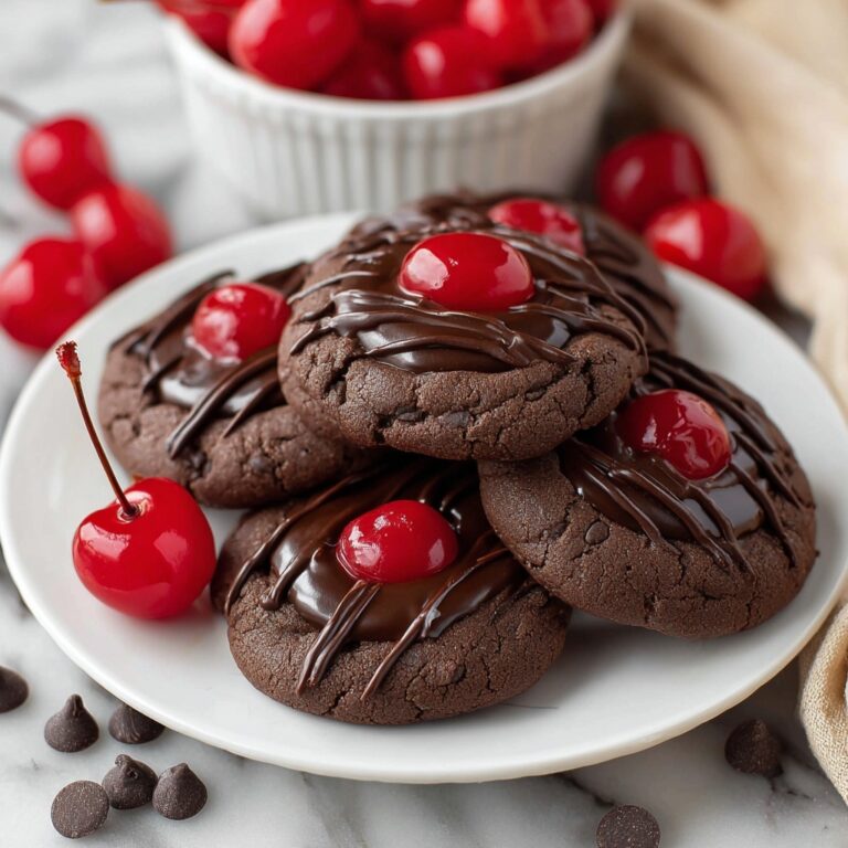 Chocolate Cherry Cookies Recipe