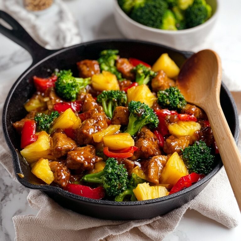 Pineapple Stir Fry with Baked Tofu Recipe