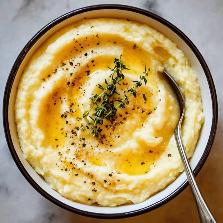 Indulgent Creamy Italian Polenta with Parmesan Recipe