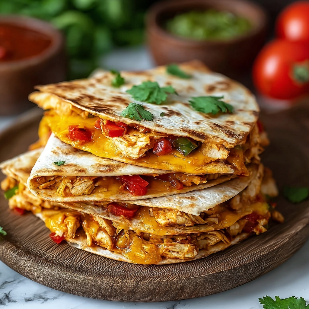 Flavor-Packed Chicken Fajita Quesadilla Recipe - Recipe Image