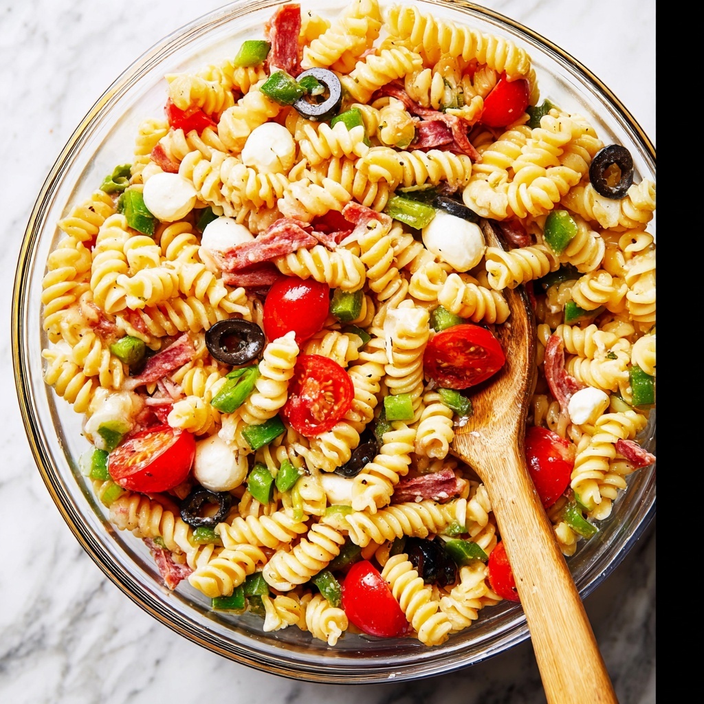 Easy Italian Pasta Salad Recipe - Recipe Image