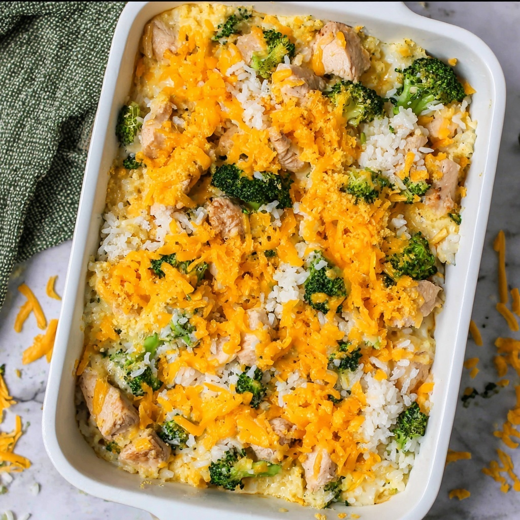 Easy Chicken Broccoli Rice Casserole Recipe - Recipe Image