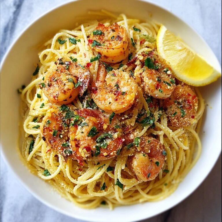 Garlic Butter Shrimp Pasta Recipe