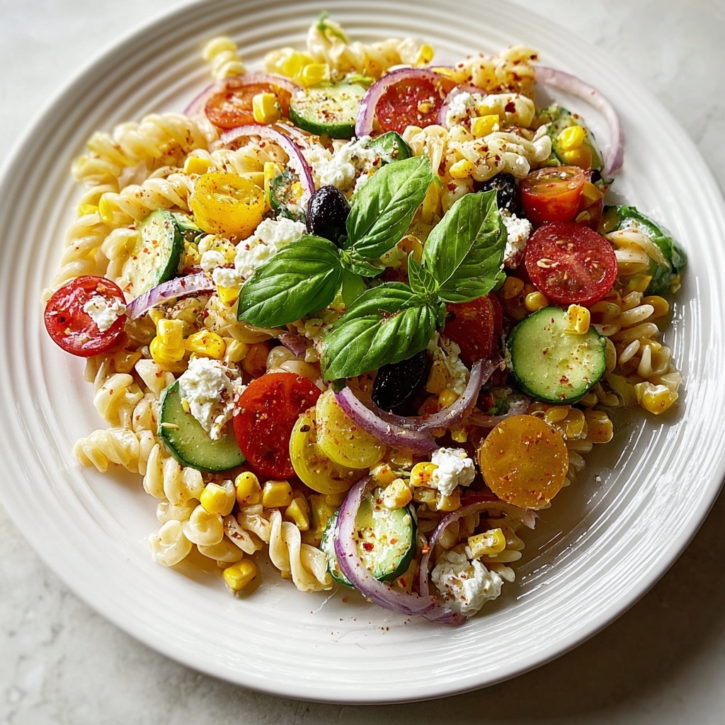 Layered Pasta Salad Recipe - Recipe Image