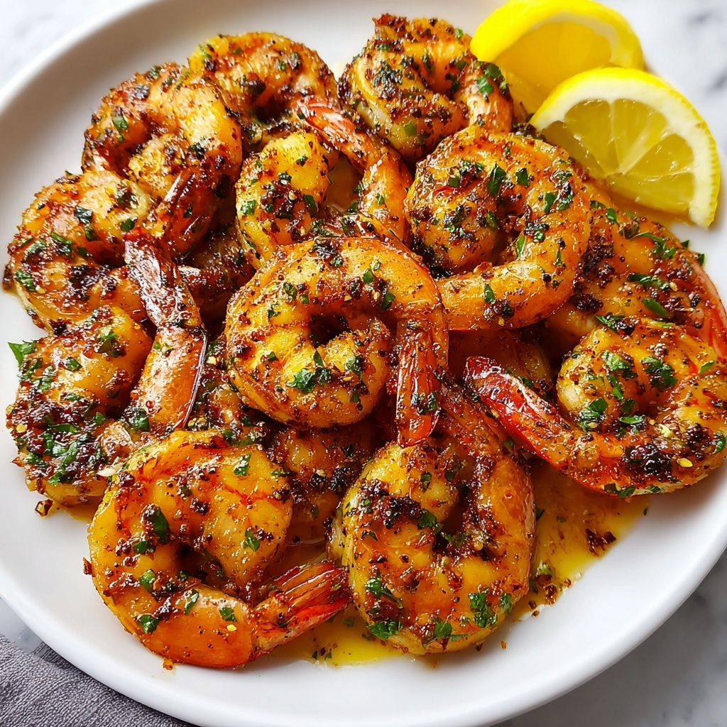 Spicy Garlic Grilled Shrimp Recipe - Recipe Image
