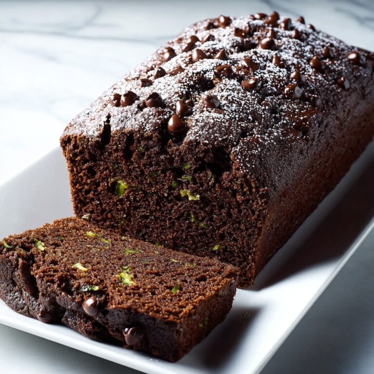 Chocolate Zucchini Bread with Chocolate Chips Recipe