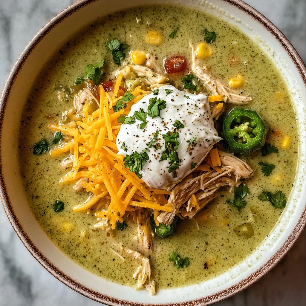 Green Enchilada Chicken Soup Recipe - Recipe Image