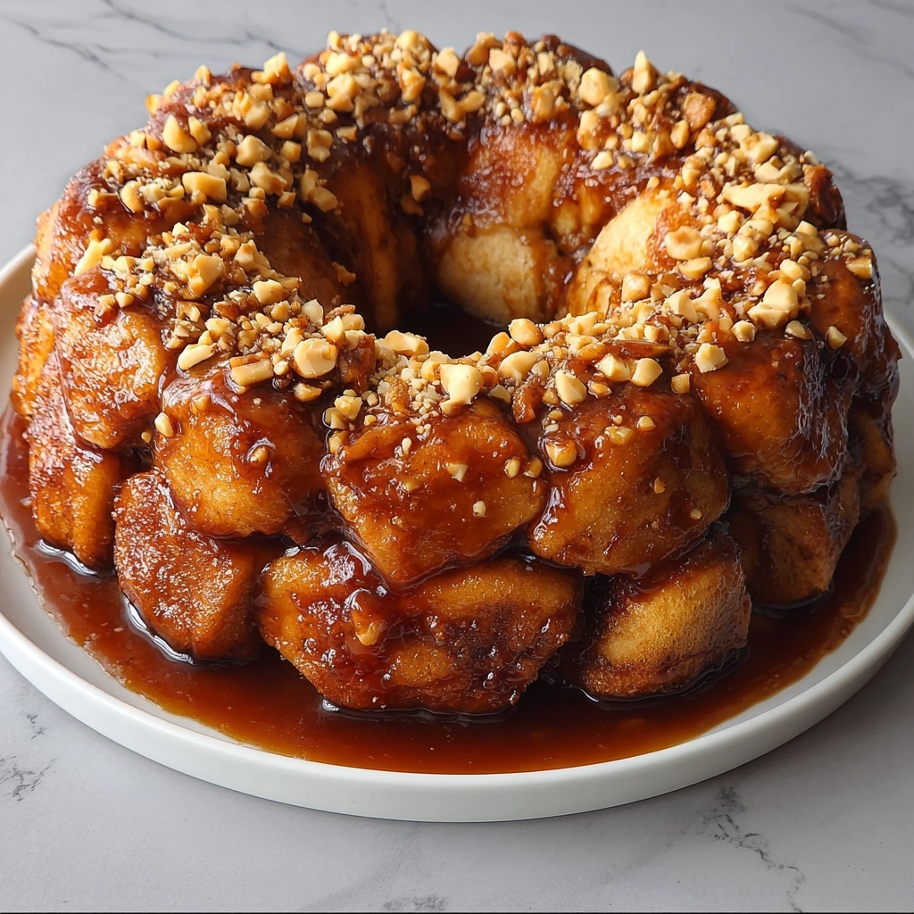 Caramel Pumpkin Pull Apart Bread Recipe - Recipe Image