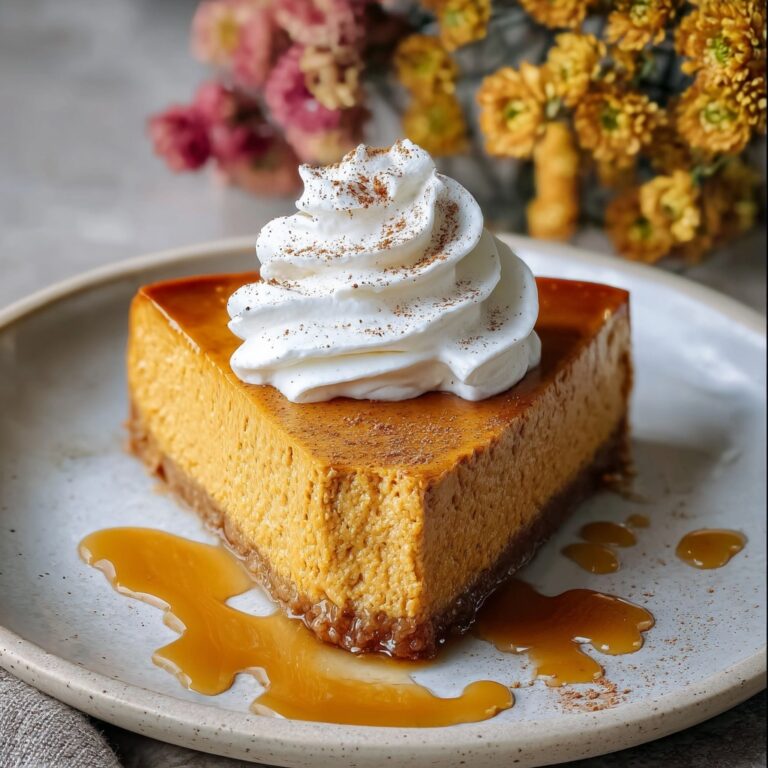 Healthy Crustless Pumpkin Pie Recipe