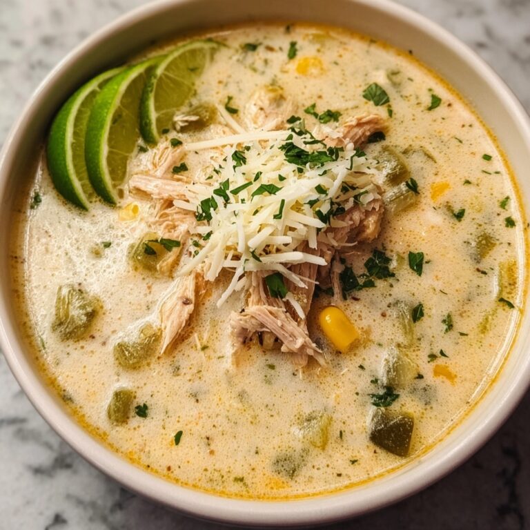 Creamy Chicken Poblano Soup Recipe