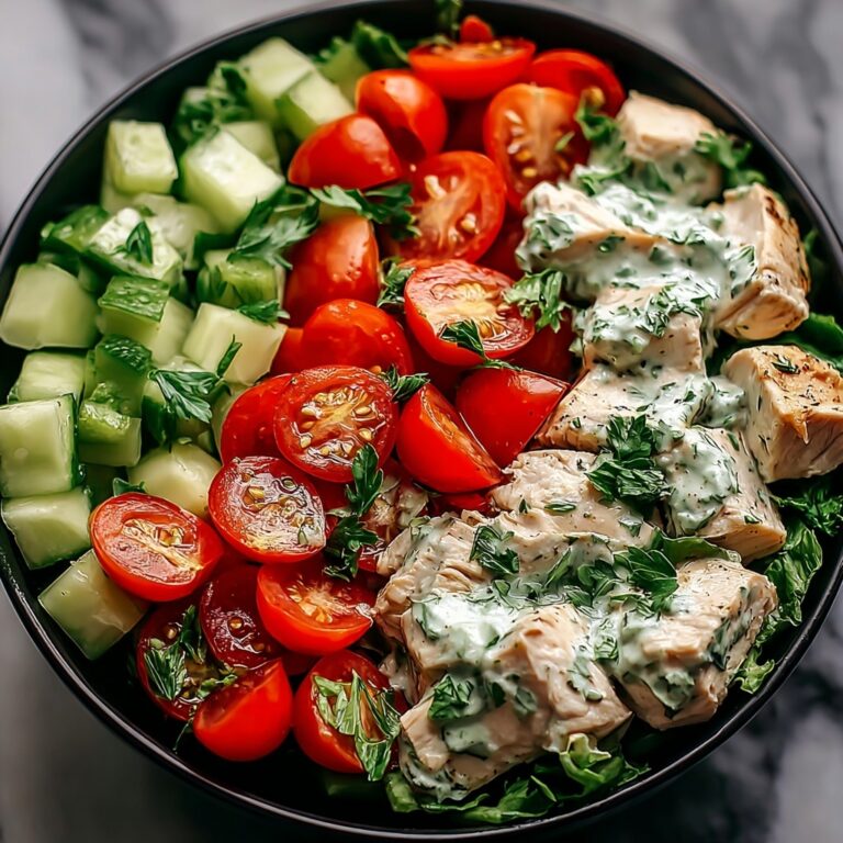 Mediterranean Tzatziki Chicken Salad Recipe