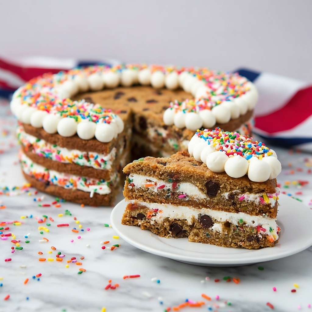 Chocolate Chip Cookie Layer Cake Recipe - Recipe Image