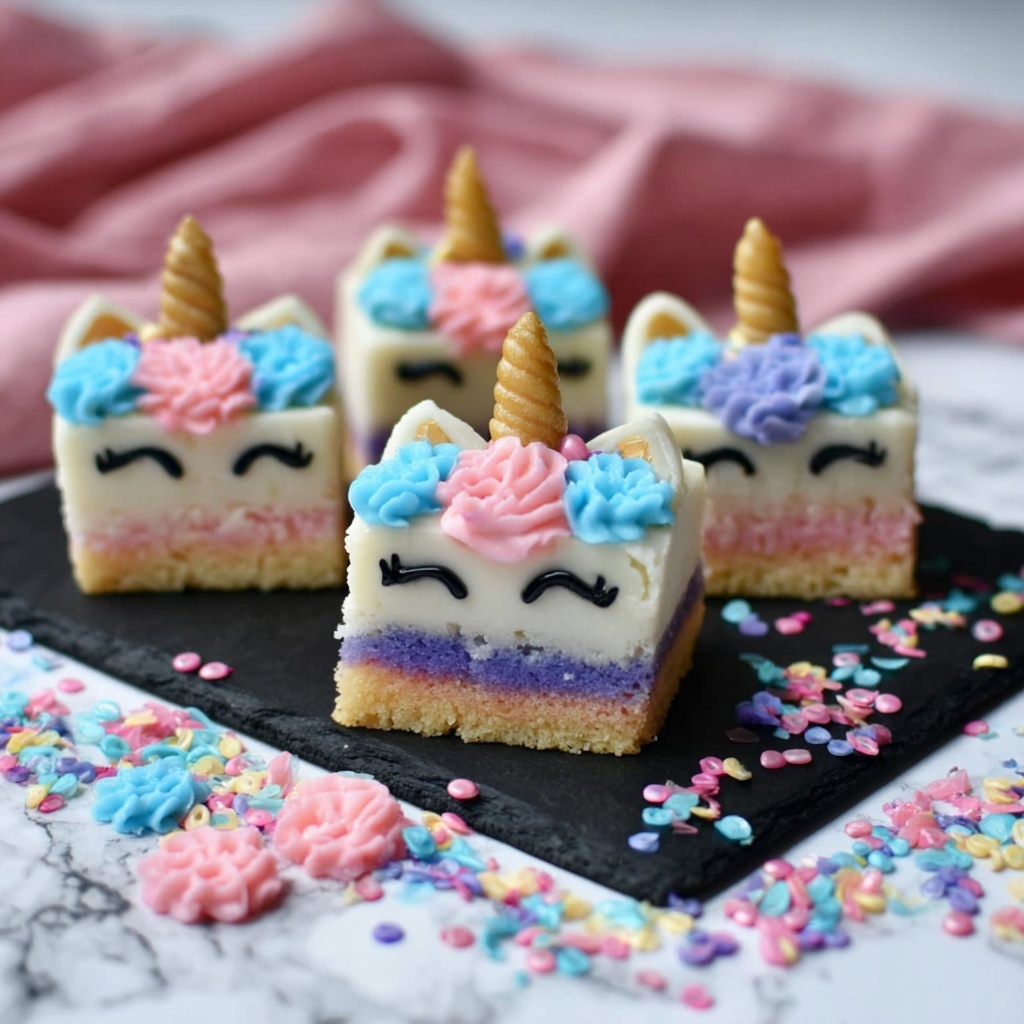 Easy Unicorn Petit Fours Recipe - Recipe Image