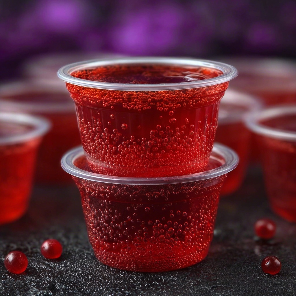 Blood Jello Shots Recipe - Recipe Image