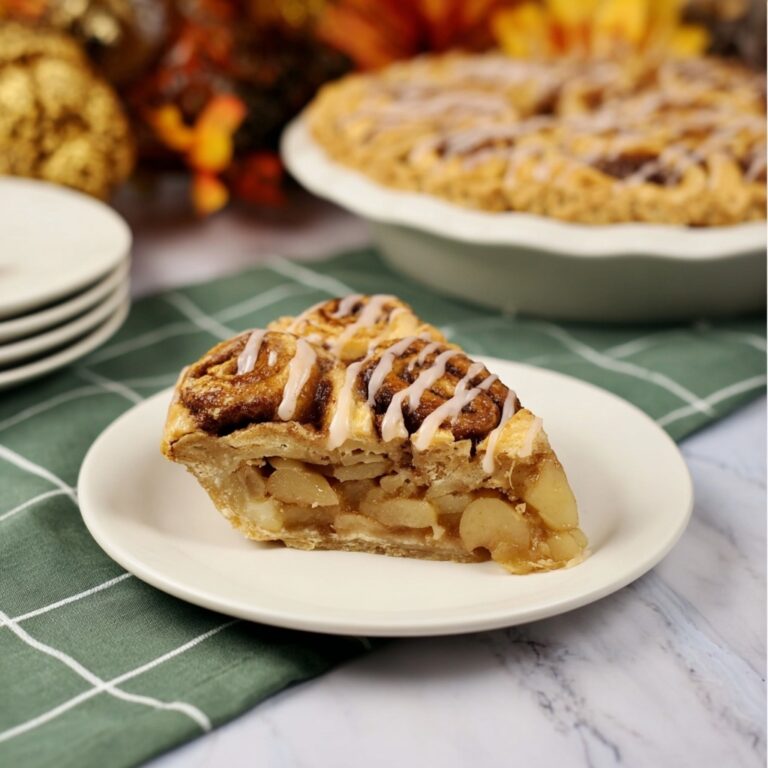 Cinnamon Roll Apple Pie Recipe
