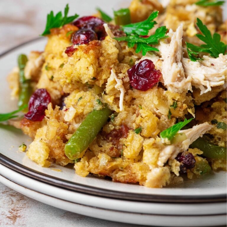 Turkey Stuffing Casserole Recipe