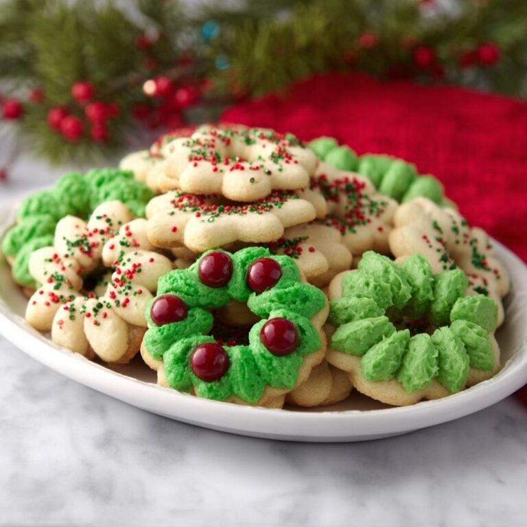 Christmas Spritz Cookies Recipe