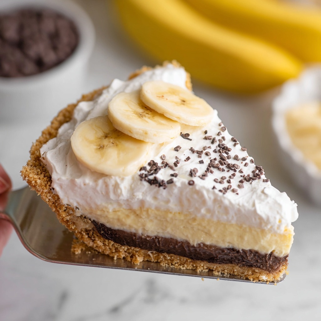 Banana Cream Chocolate Pie Recipe - Recipe Image