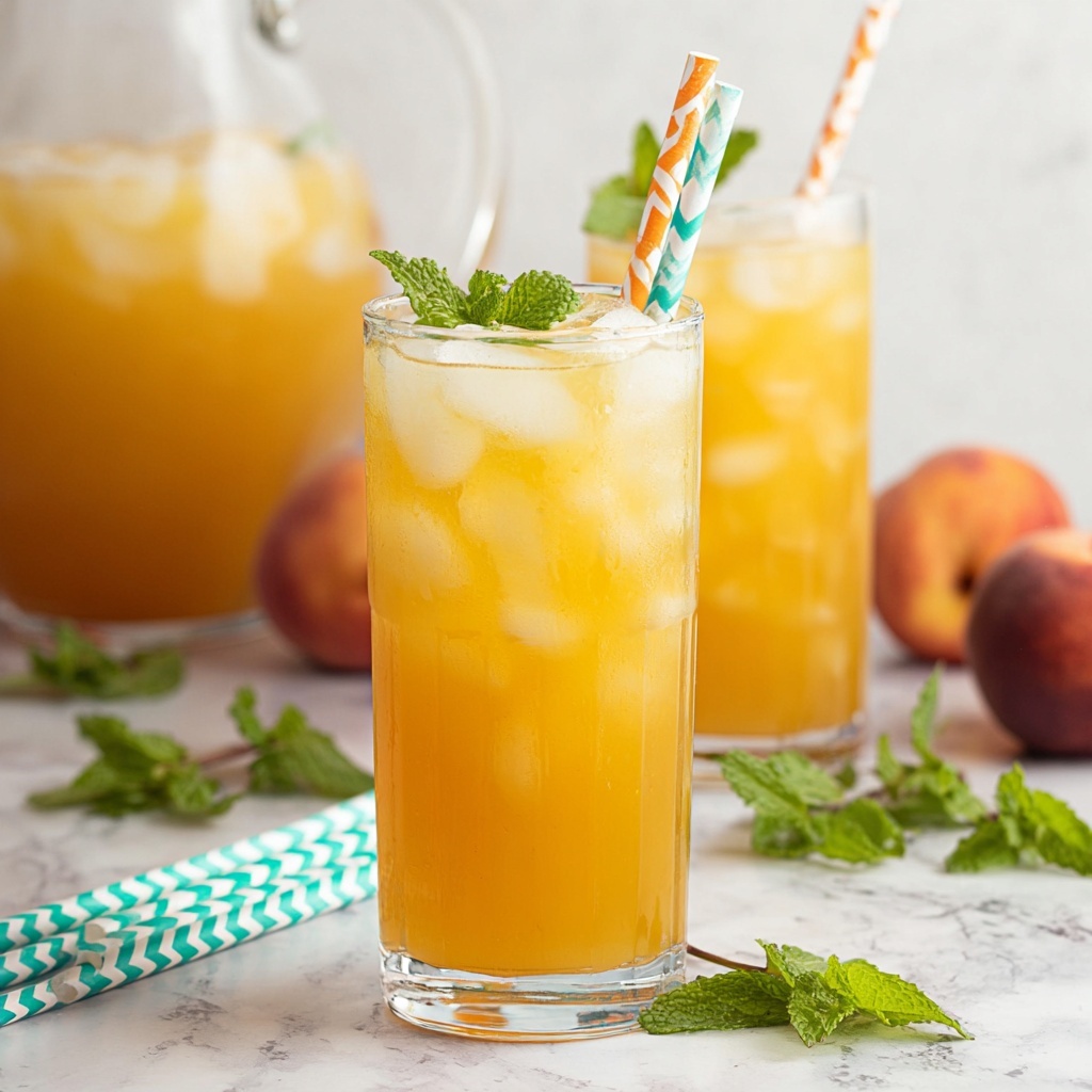 Peach Iced Tea Recipe - Recipe Image