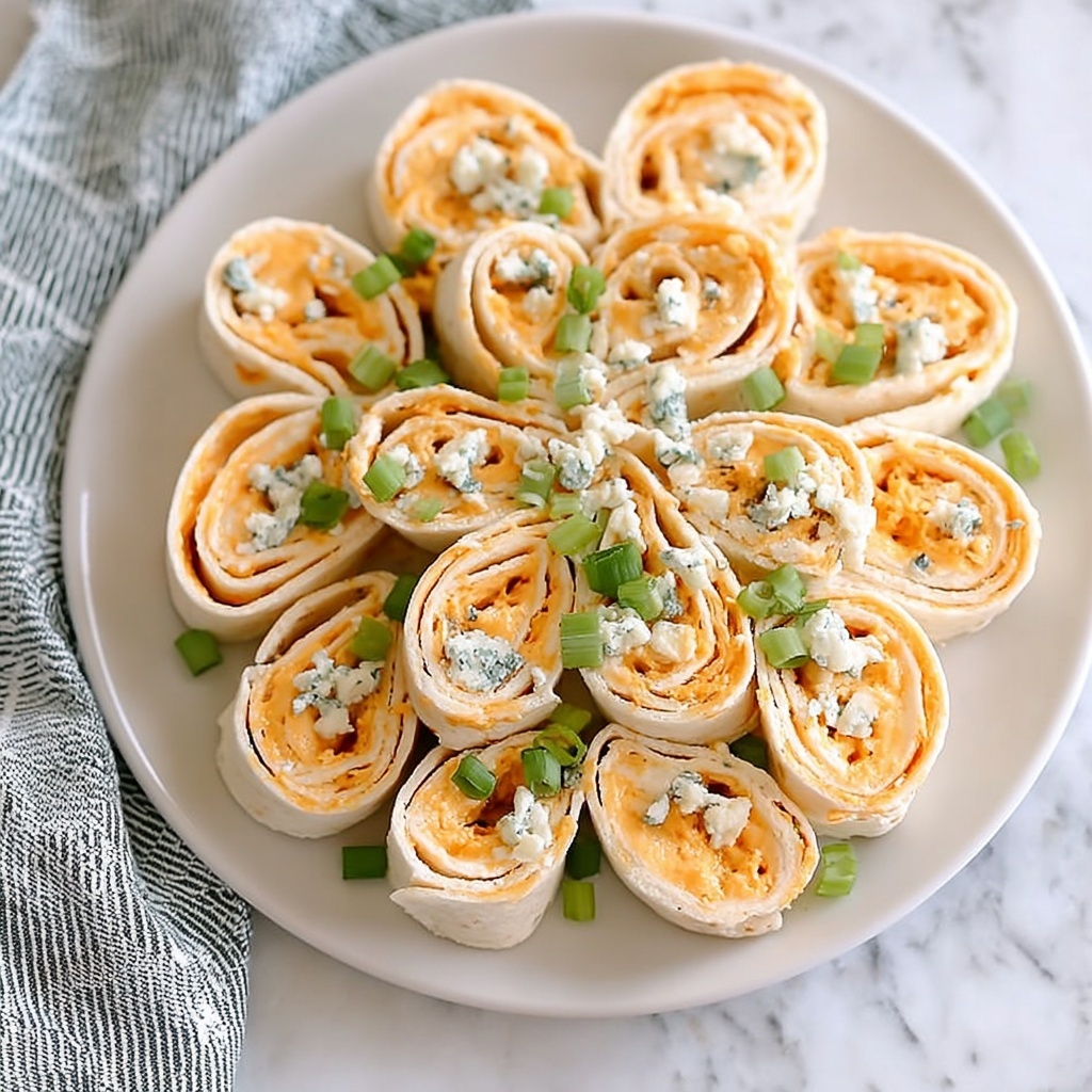 Buffalo Chicken Roll Ups Recipe - Recipe Image