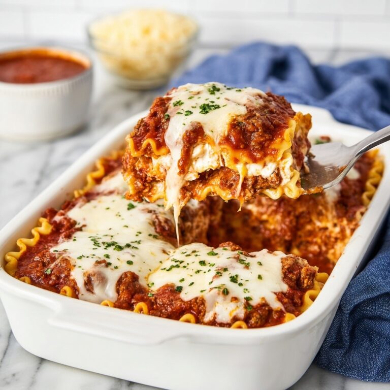 Lasagna Roll-Ups with Italian Sausage and Cheese Recipe