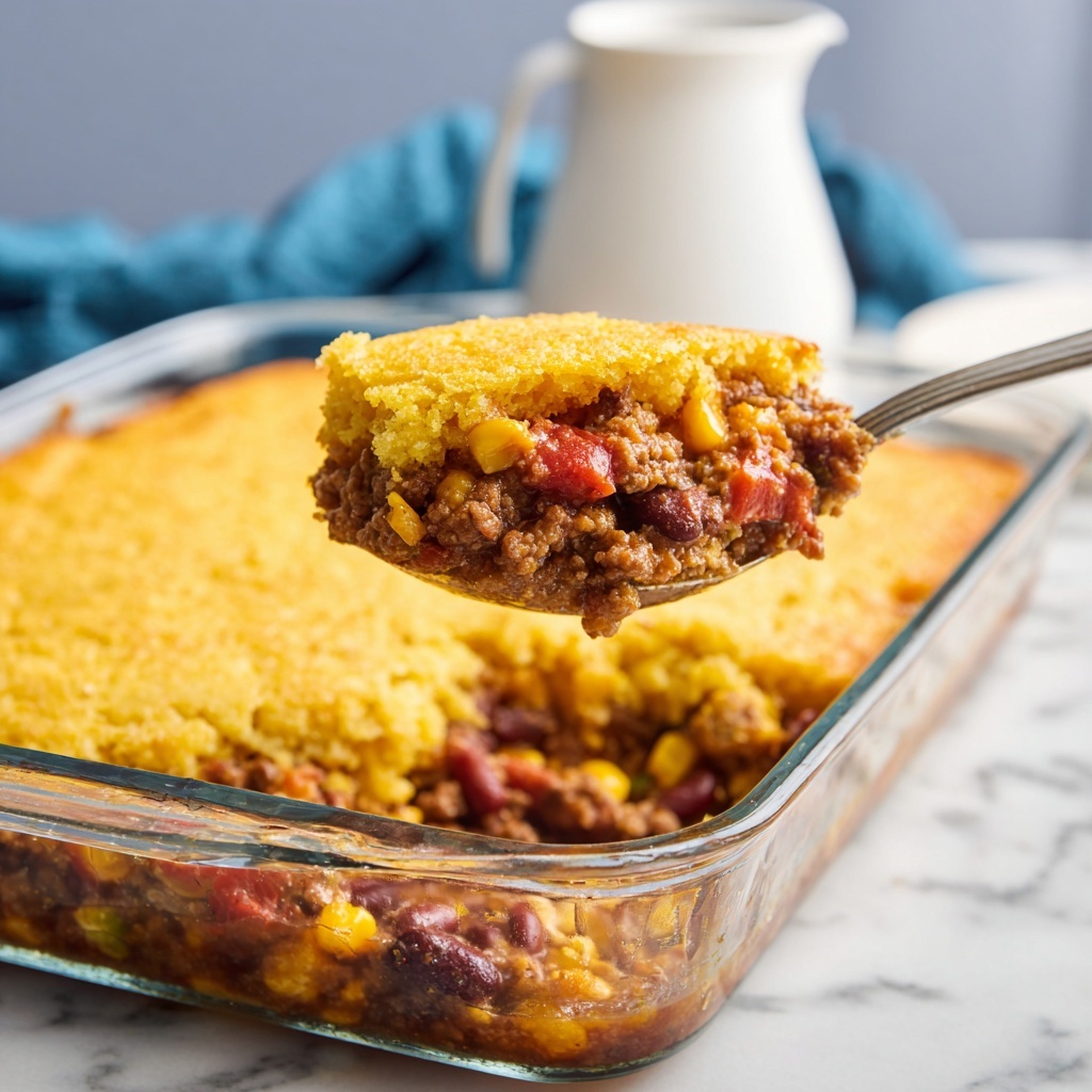 Cowboy Cornbread Casserole Recipe - Recipe Image