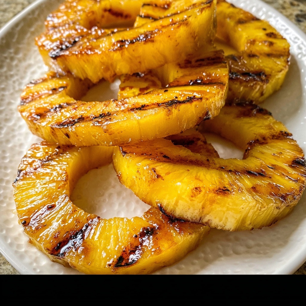 Grilled Pineapple with Brown Sugar and Allspice Recipe - Recipe Image