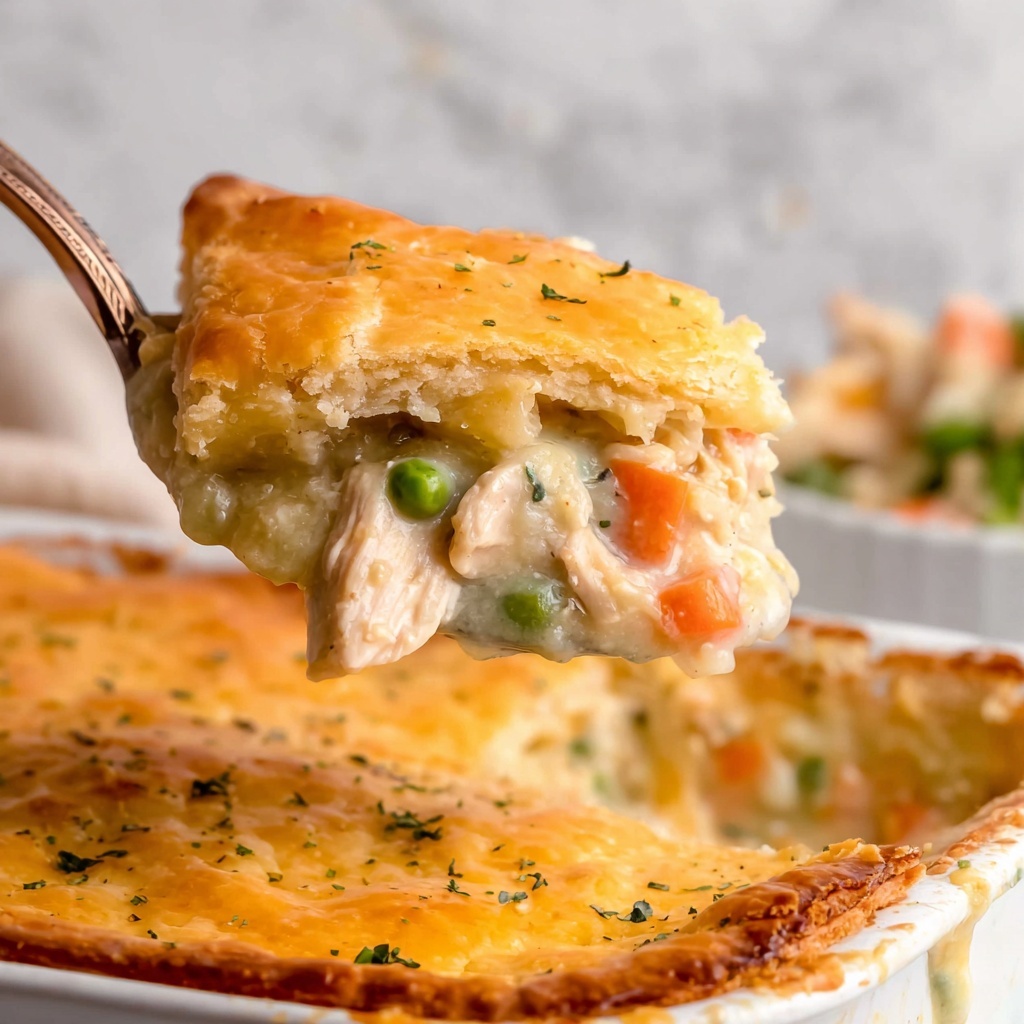 Chicken Cobbler with Cheddar Bay Biscuit Topping Recipe - Recipe Image