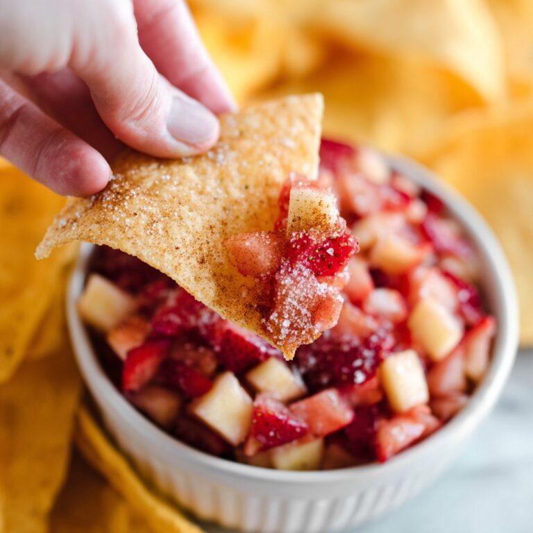 Fruit Salsa with Cinnamon Tortilla Chips Recipe