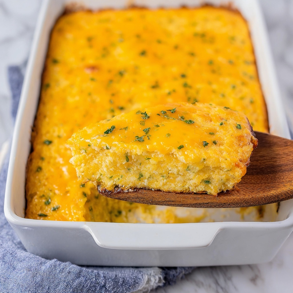 Cheesy Corn Casserole Recipe - Recipe Image