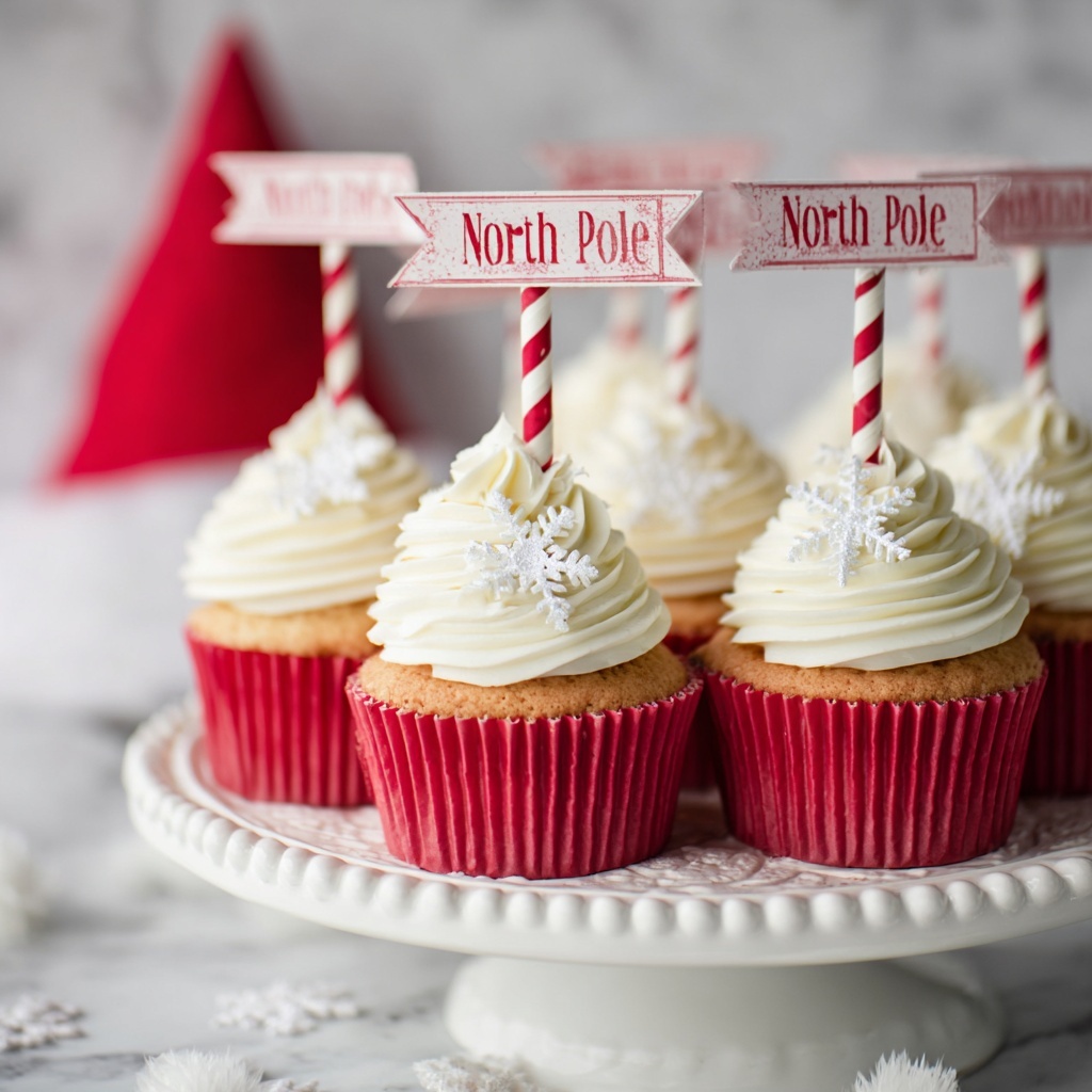 North Pole Cupcakes Recipe - Recipe Image