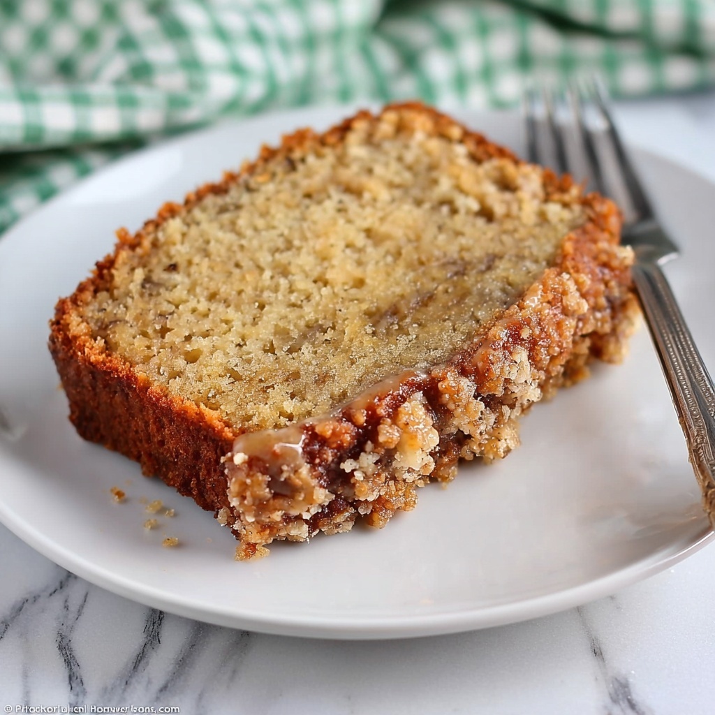 Caramel Apple Banana Bread with Streusel Topping Recipe - Recipe Image