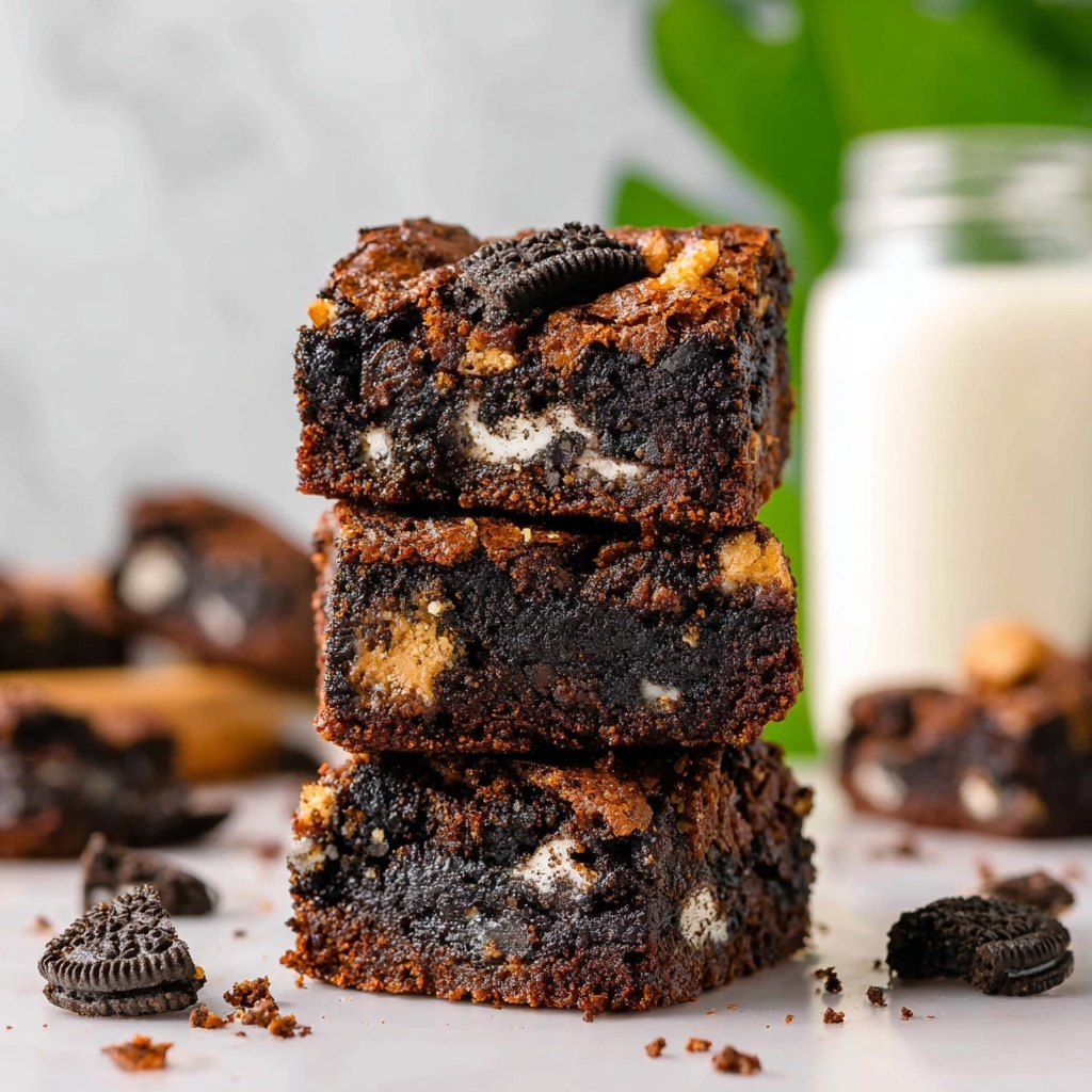 Oreo Brownies Recipe - Recipe Image