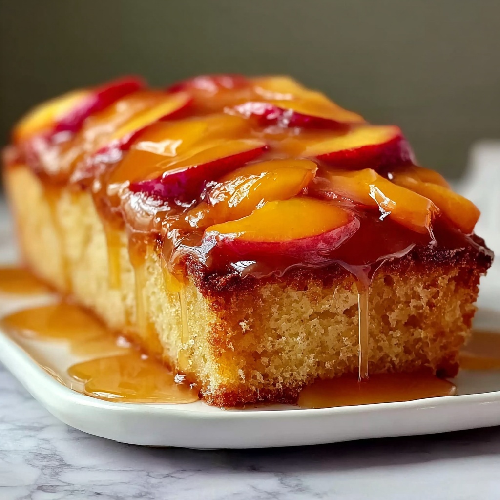 Irresistibly Moist Peach Cake Recipe for Summer Bliss Recipe - Recipe Image