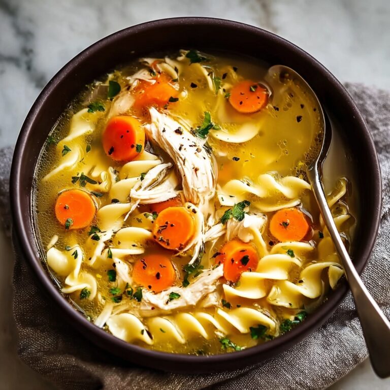 Hearty Homemade Classic Chicken Noodle Soup Recipe