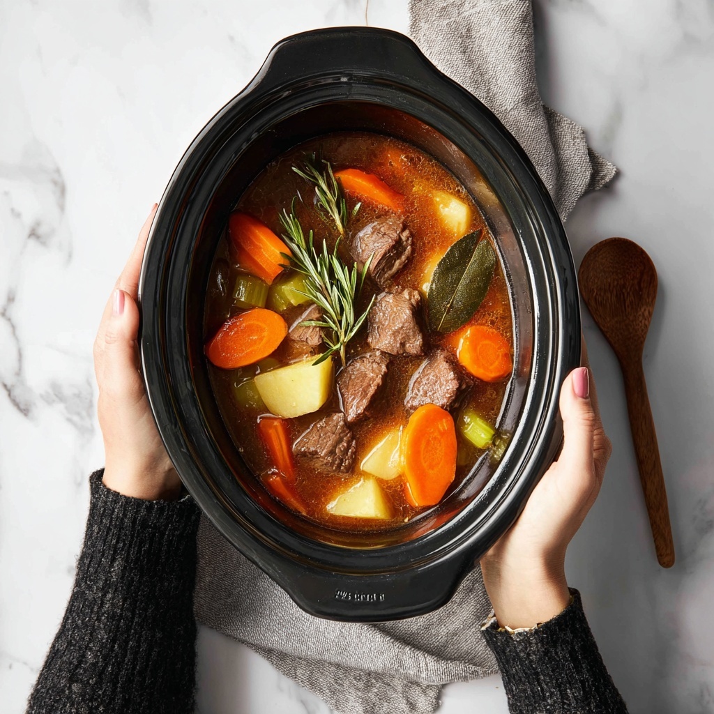 Slow Cooker Irish Beef Stew Recipe - Recipe Image