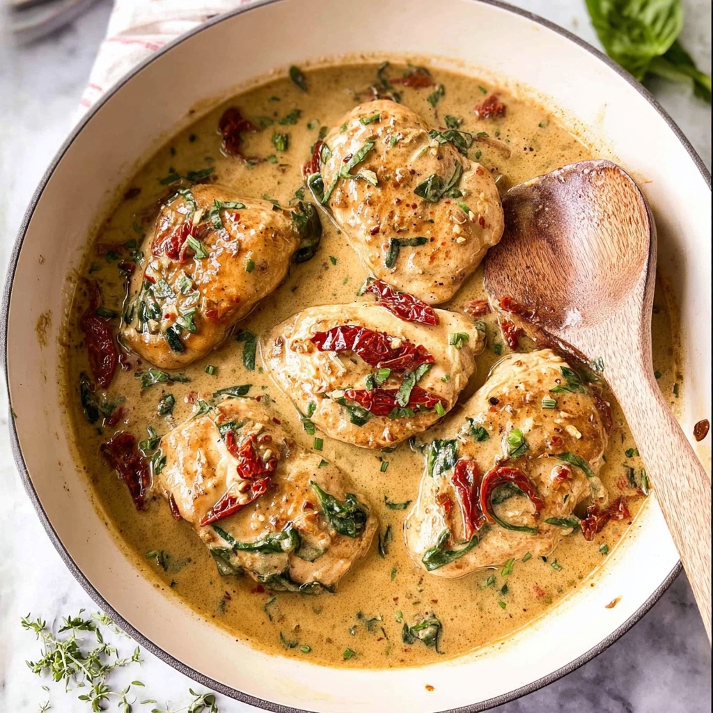 Creamy Tuscan Chicken Recipe - Recipe Image