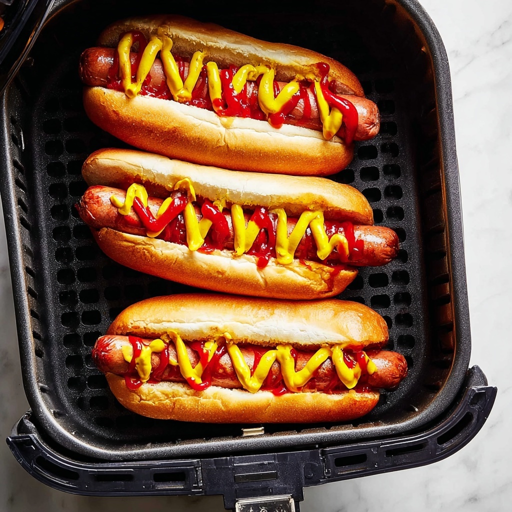 Air Fryer Hot Dogs Recipe - Recipe Image