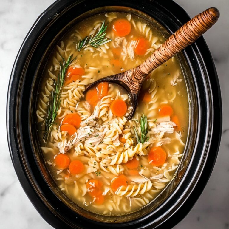 Crockpot Chicken Noodle Soup Recipe