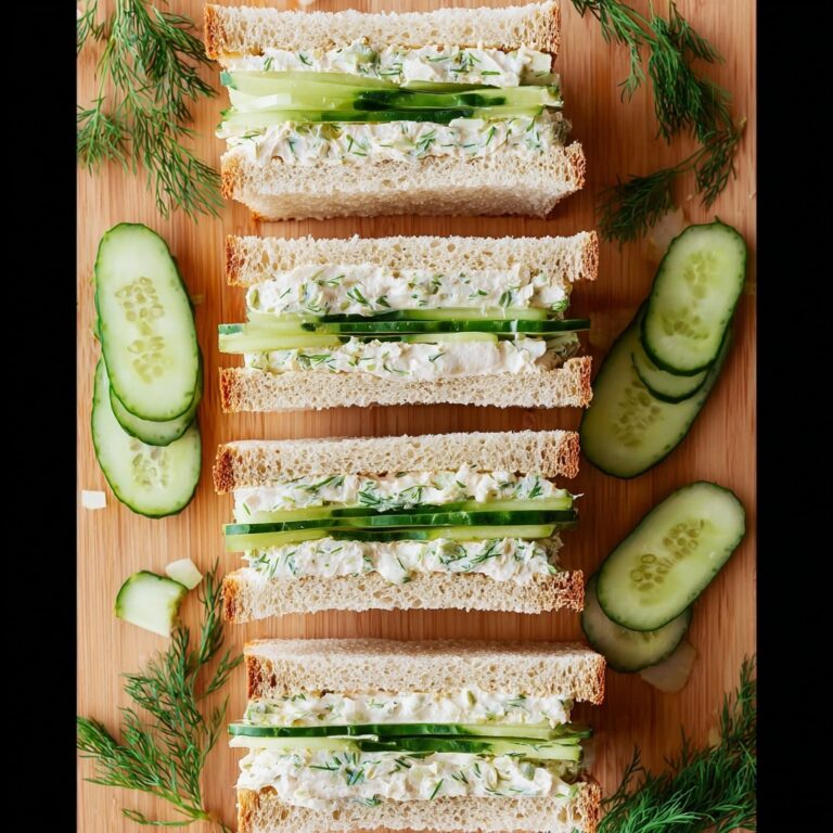 Cucumber Tea Sandwiches Recipe