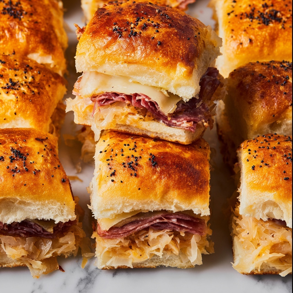 Reuben Sliders Recipe - Recipe Image