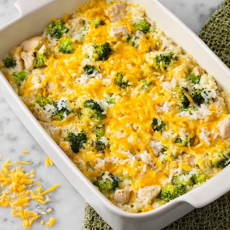 Easy Chicken Broccoli Rice Casserole Recipe