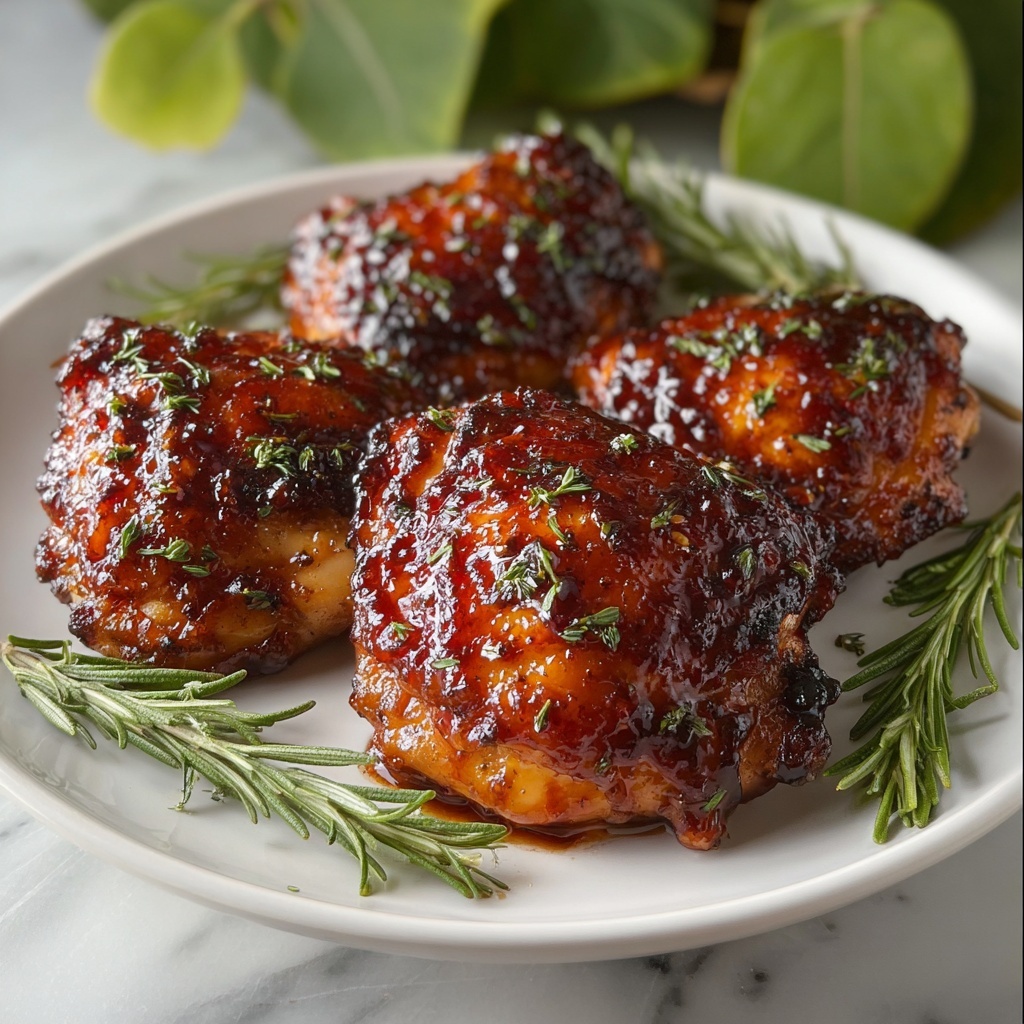 Low Carb BBQ Chicken Thighs Recipe - Recipe Image