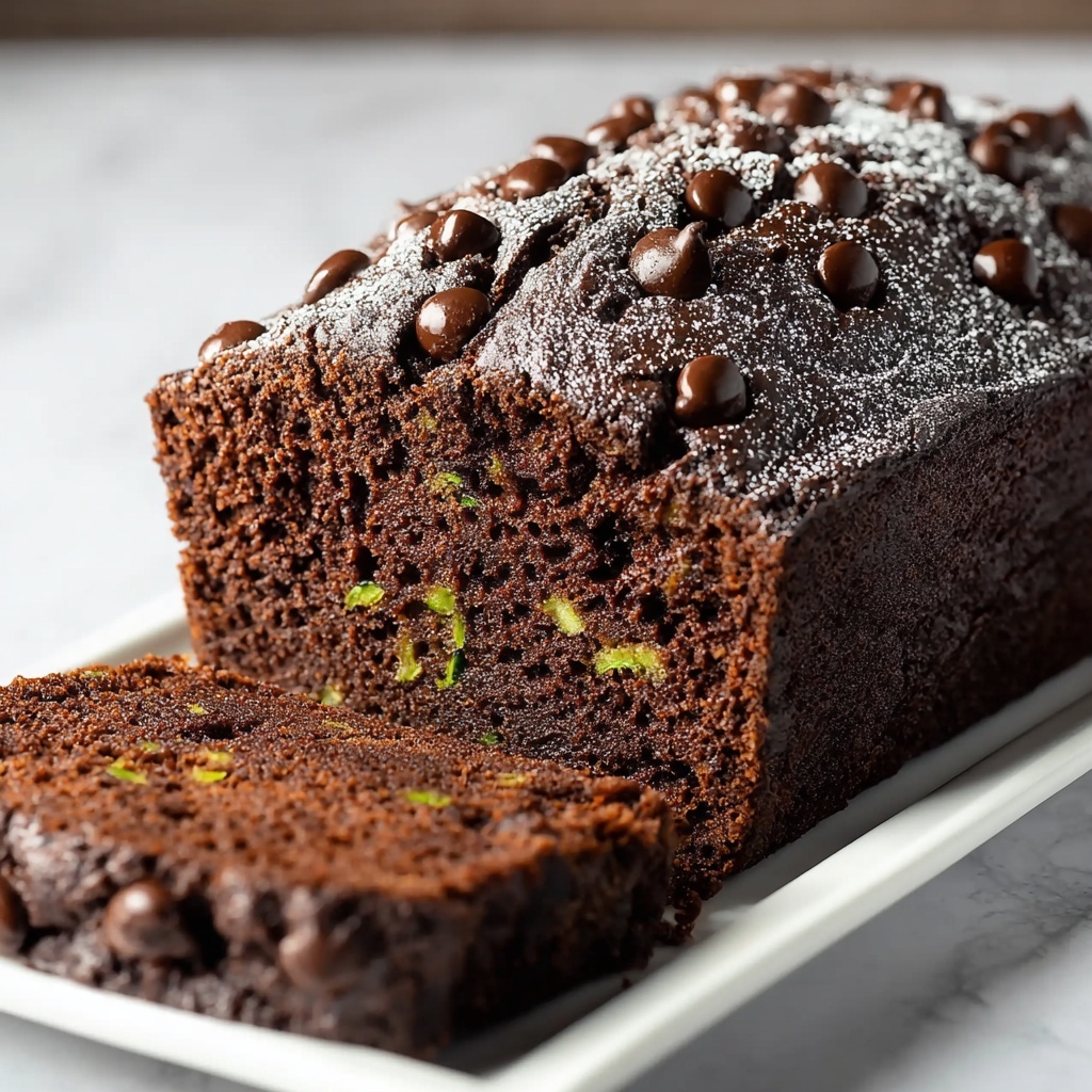 Chocolate Zucchini Bread with Chocolate Chips Recipe - Recipe Image