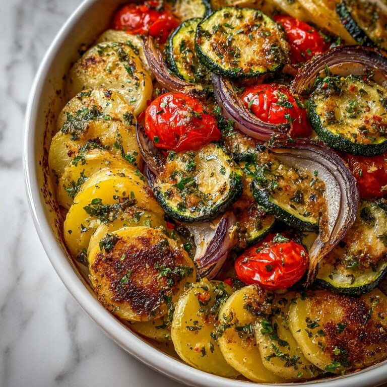 Briam Greek Baked Zucchini and Potatoes Recipe