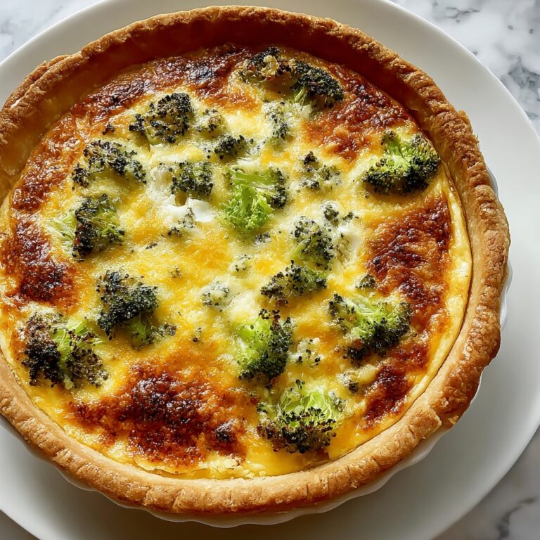 Broccoli and Cheese Quiche Recipe