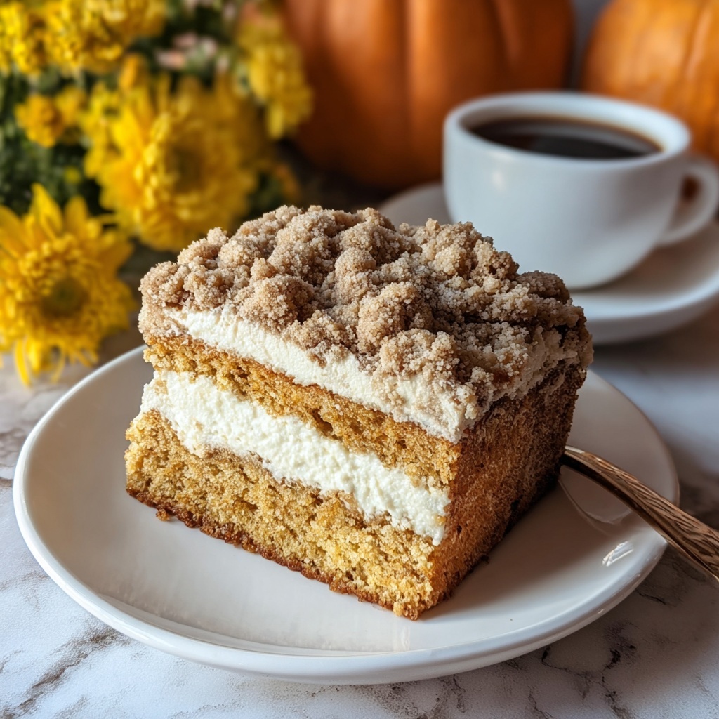 Moist Pumpkin Crumb Cake Recipe - Recipe Image
